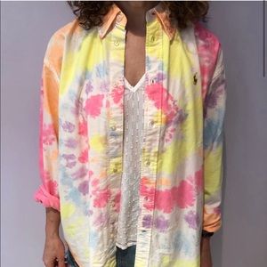 Ralph Lauren tie dye button down